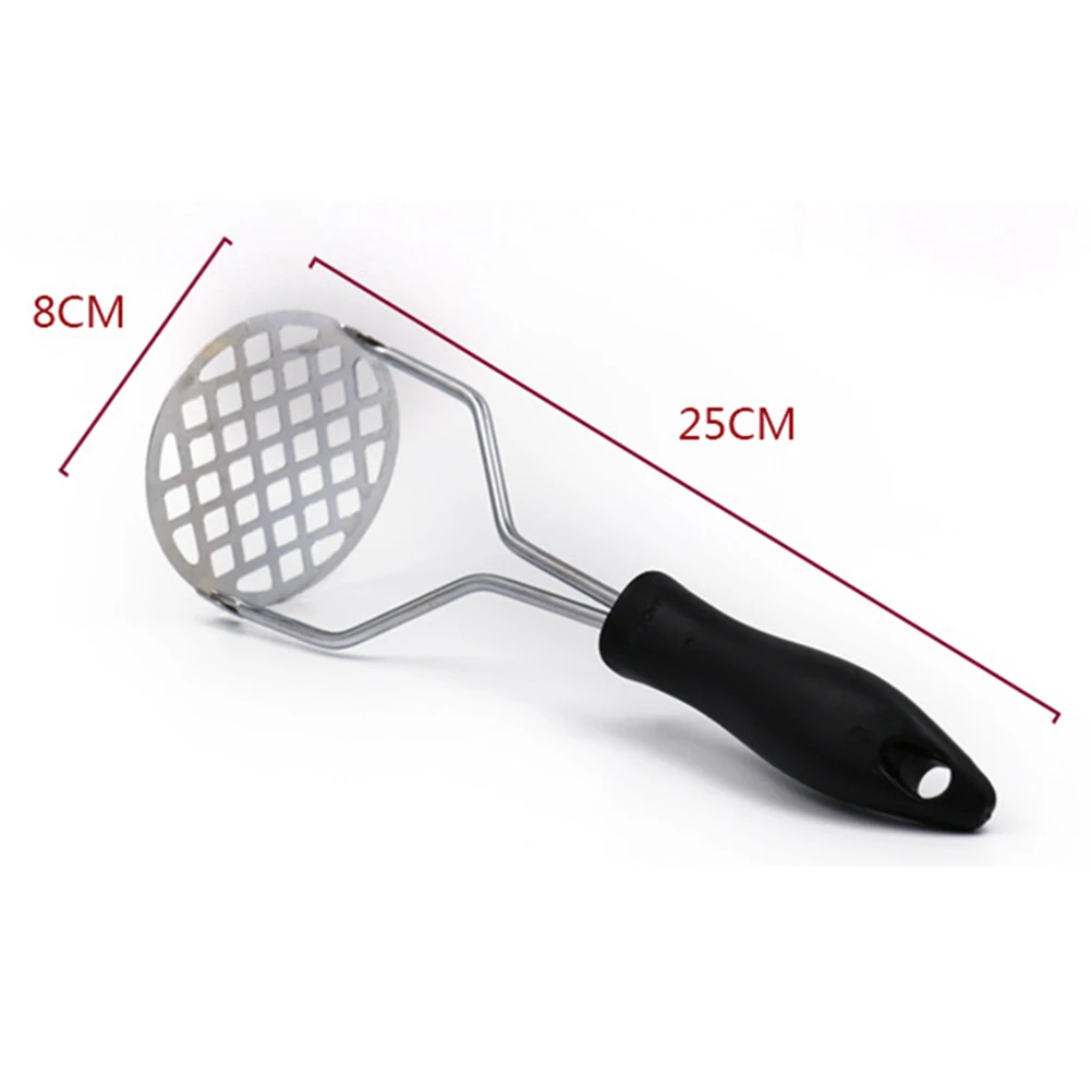 Stainless Steel Kitchen Vegetable Potato Masher Ricer Puree Juice Maker Fruit Pusher Smooth Mashed Crusher Tool | Дом и сад