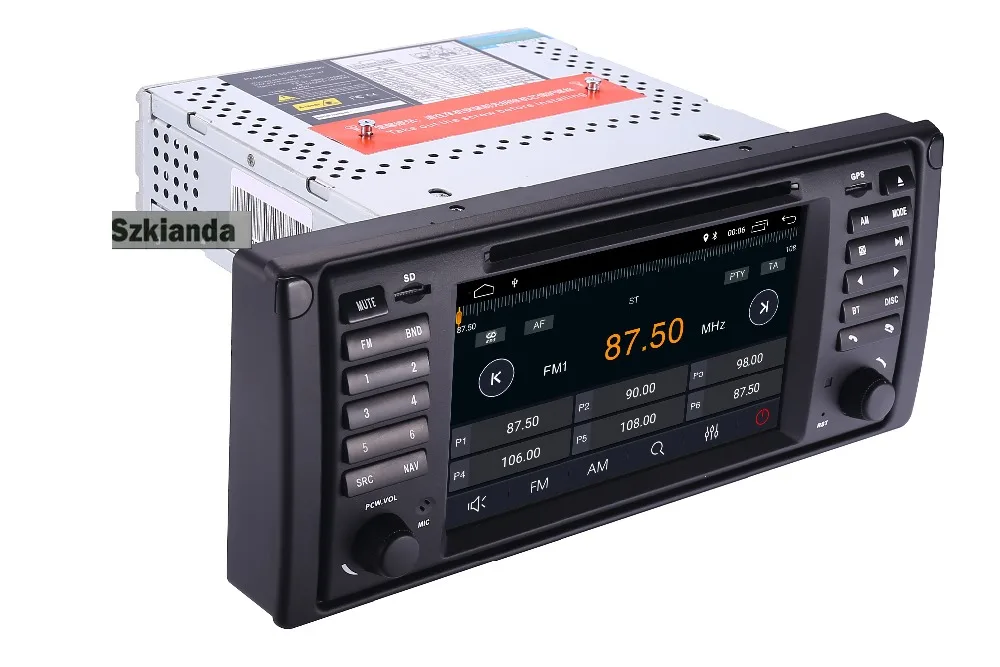 В наличии 7 &quot ВЫСОКАЯ ЧЁТКОСТЬ IPS Android 10 машинный dvd проигрыватель для BMW E39 5 серии