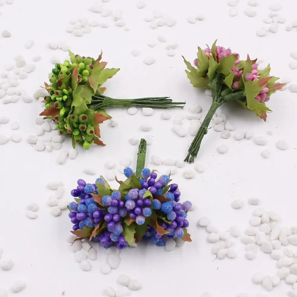 10 шт. искусственные тычинки мини ягоды цветок для свадьбы украшение альбома DIY