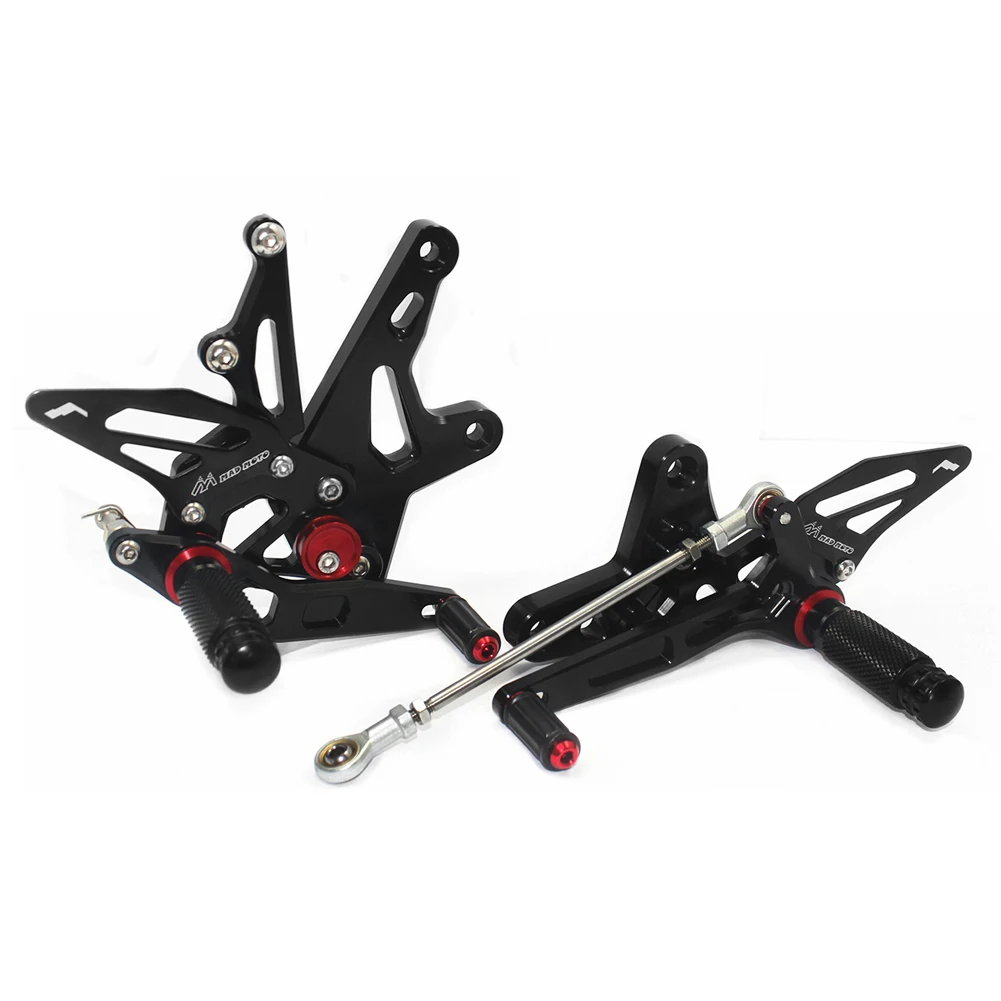 Для Ninja 400 ZX R400 CNC Регулируемые подножки для ног Rider Rearsets педаль для ног для KAWASAKI ZX-R400 NINJA400