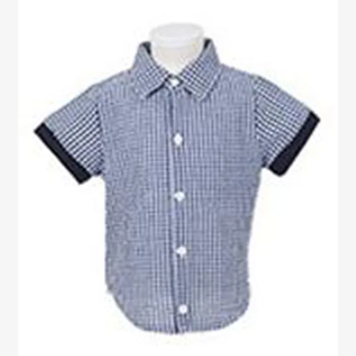 boy Plaid shirt Новинка года; Летние одинаковые комплекты для семьи; Модная рубашка в клетку; платья для мамы и дочки; одежда для папы и сына; Одежда для маленьких мальчиков и девочек - Цвет: boy Plaid shirt