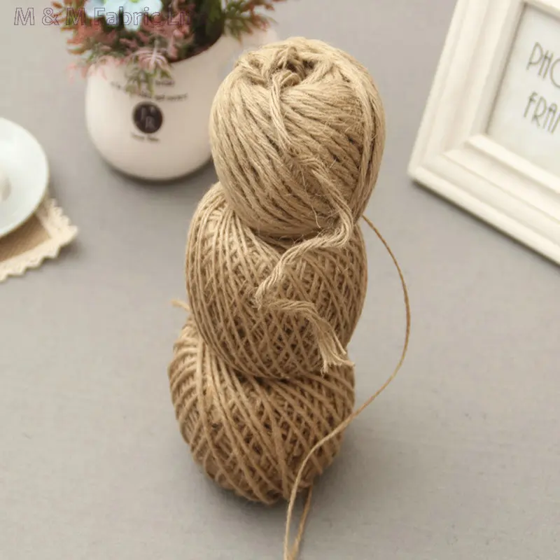 3 sizes jute burlap rope linen hang tag DIY party suppliers tabel decoration Christmas accessory | Дом и сад