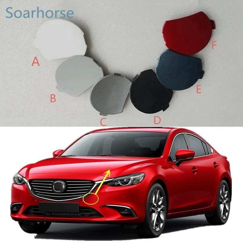 Soarhorse для Mazda 6 ATENZA- передний бампер прицеп крюк крышка Буксировочный Крюк Крышка