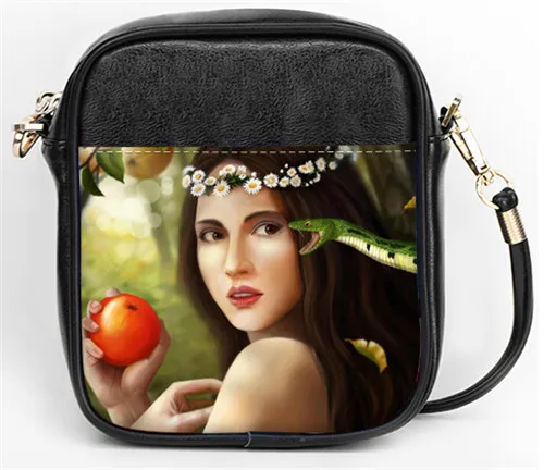 Красота и змея поп воздушными мода магазин живопись слинг сумки термосы дизайн