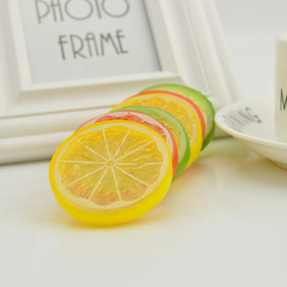 3 шт. искусственные мини ломтики лимона из пенопласта| |