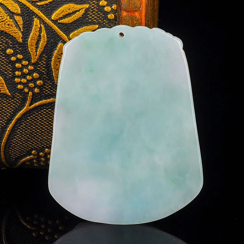 

Drop Shipping Burma Jade Pendant Hand Carved Lucky Amulet Large Dragon Necklace With Chain For Men Women Jadetite Jewelry Gift