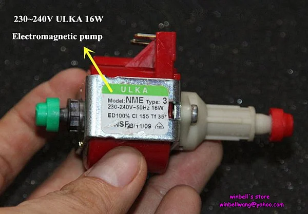 Оригинальный ULKA 230 240 V 16 W электромагнитный насос NME соленоидный ~|air pump|dc 12v air pumppump