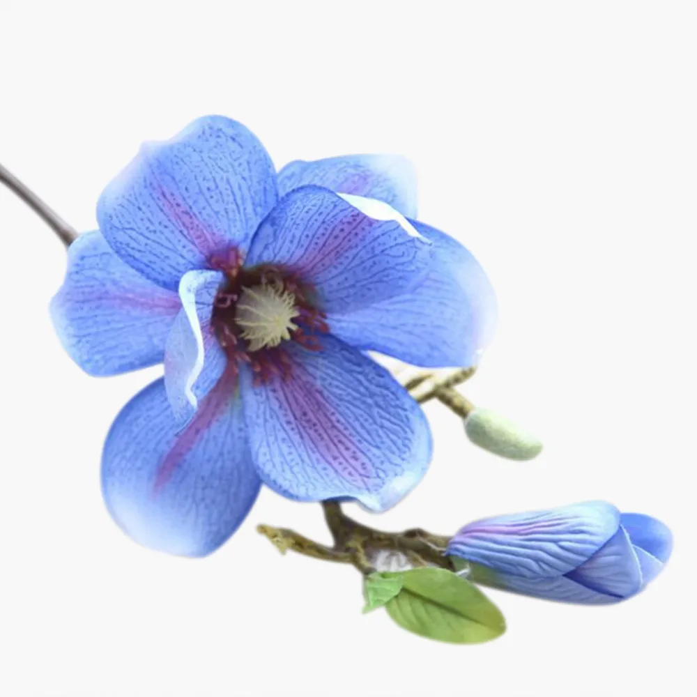 Свадебный букет с одной веткой искусственные цветы Цветочная Магнолия свадебный