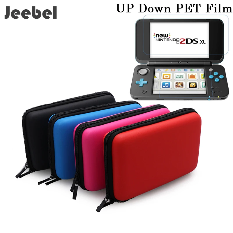 Jeebel NAND 2DS XL чехол EVA чехол для хранения Чехол Funda игровая консоль защитный с подарочной HD пленкой чехол NAND 2DS XL