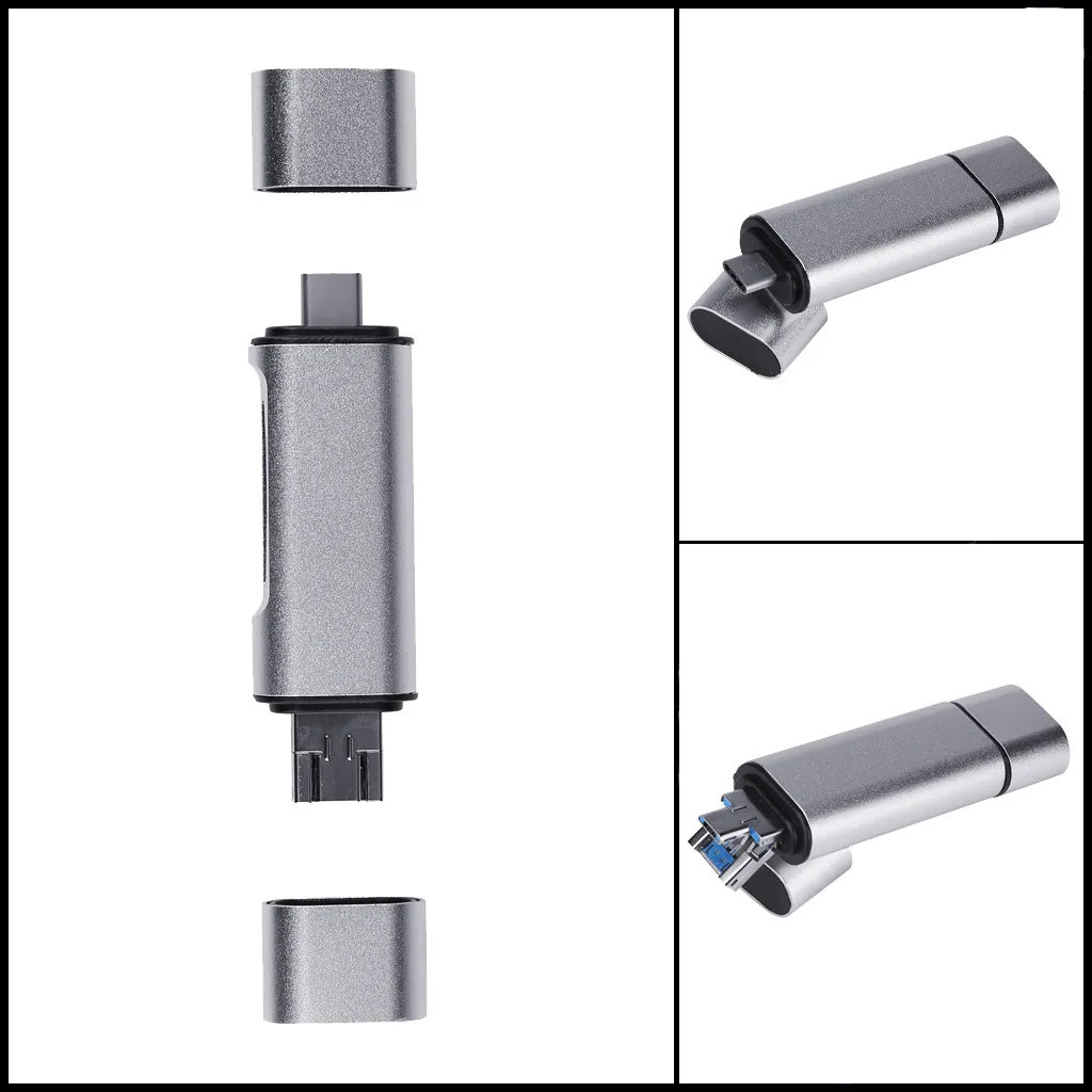Универсальный кардридер USB 3 0 SD/Micro SD TF OTG адаптер для смарт карт памяти ноутбука Type