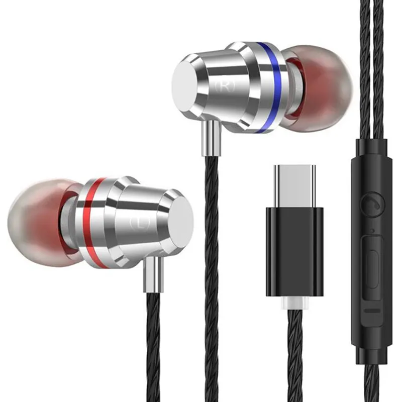 GutsyMan HiFi наушники usb type C свежая версия гарнитура с микрофоном для Xiaomi LeEco le 2 Pro huawei mate 10 mate 10 Pro P20