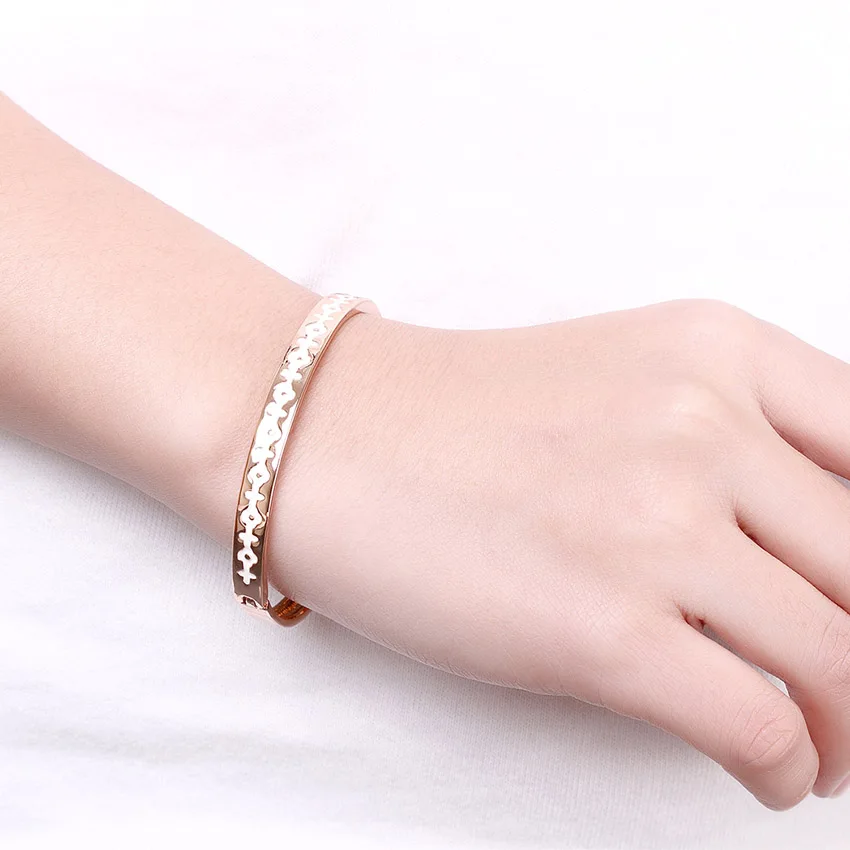 Ancient Words Bangle Rose Gold Color Wrist Bracelet Cuff Love Bracelets &amp Bangles Party Jewelry Decor wedding Gift For Women | Украшения