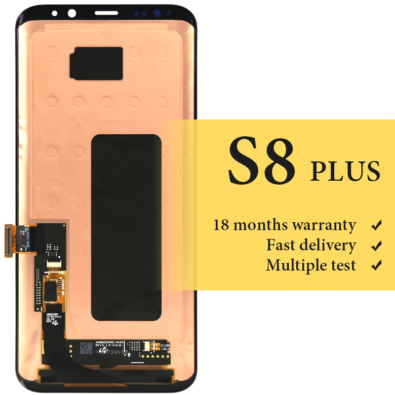 Без битых пикселей OEM Качество для Samsung S8 plus ЖК экран мобильного телефона G955