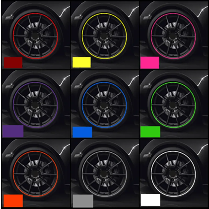 Наклейки на колесо для автомобиля и мотоцикла 8 м | Автомобили мотоциклы