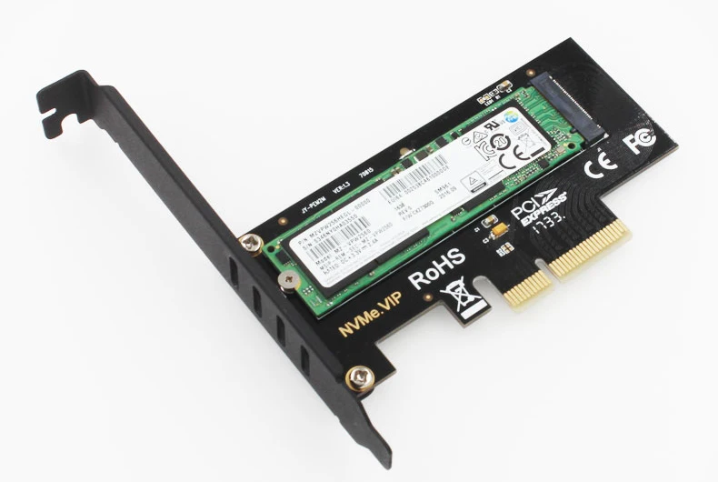 M.2 NVMe SSD NGFF для PCIE X4 адаптер M ключ интерфейсная карта Suppor PCI-e PCI Express 3,0x4 Размер 2230-2280 m.2 полная скорость хорошая