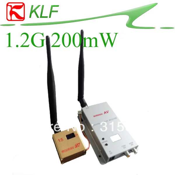 1 2 G 200 мвт 15CH беспроводная а . в аудио и видео Tranmsitter приёмник 0.9 1.28 G|receiver tuner|shipping