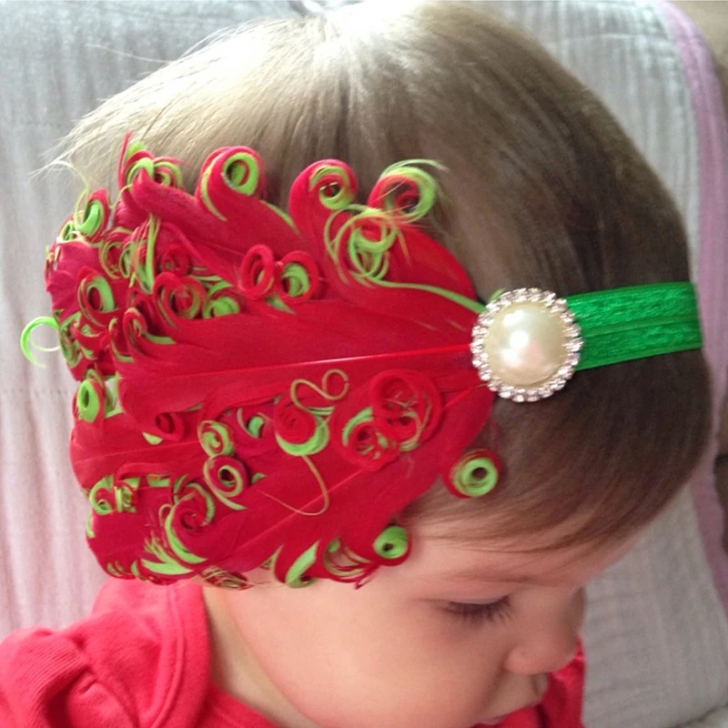 

Christmas Gift Bow Headband Hair Bowknot Headbands Hair Accessories Bow Headband Newborn hair bands w--073