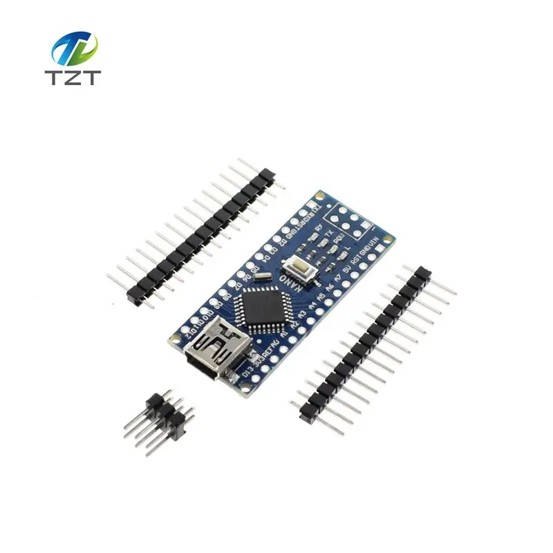 10 шт. NANO V3.0 ATMEGA328P с Загрузчиком Nano 3,0 контроллер совместимый nano CH340 USB драйвер 16 МГц с кабелем для Arduino