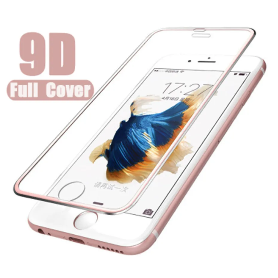 9D Защитная пленка для экрана iphone 7 8 6 6s стекло на iPhone xr x xs Max 3d алюминиевое Защитное