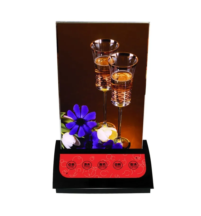 Беспроводная система вызова официантки 3 кнопки для официанта с пятью клавишами