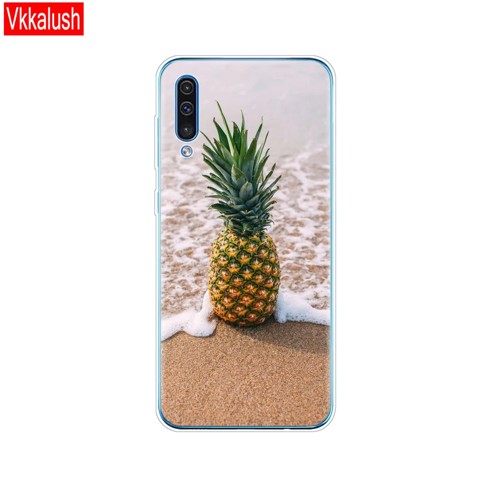 80139 Чехол для samsung Galaxy A50 Чехол Мягкий силиконовый чехол для телефона samsung A50 A505 A505F SM-A505F 6," прозрачный чехол - Цвет: 80139