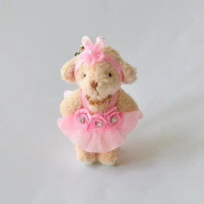 style11 1 шт., 6 см, милый плюшевый мишка, плюшевая кукла, мультяшный плюшевый мишка, плюшевая игрушка с сердцем, прекрасный подарок на день рождения, День святого Валентина - Цвет: style11