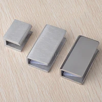 10pcs square shape stainless steel glass clamp glass fixing support brackets hardware for 6 12mm jf1795
