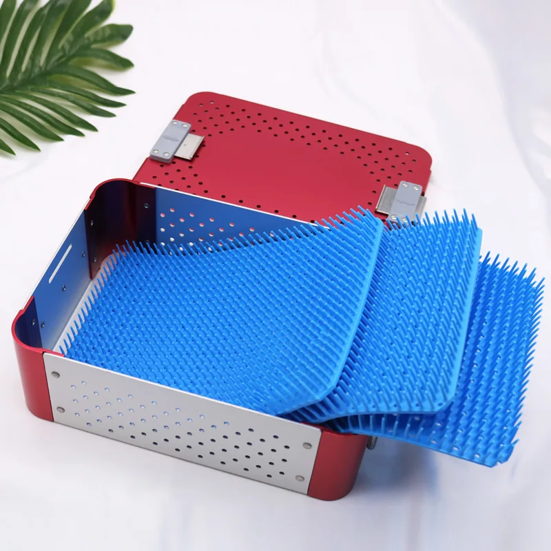 Алюминий сплав хирургического инструмента коробка для стерилизации с высокой