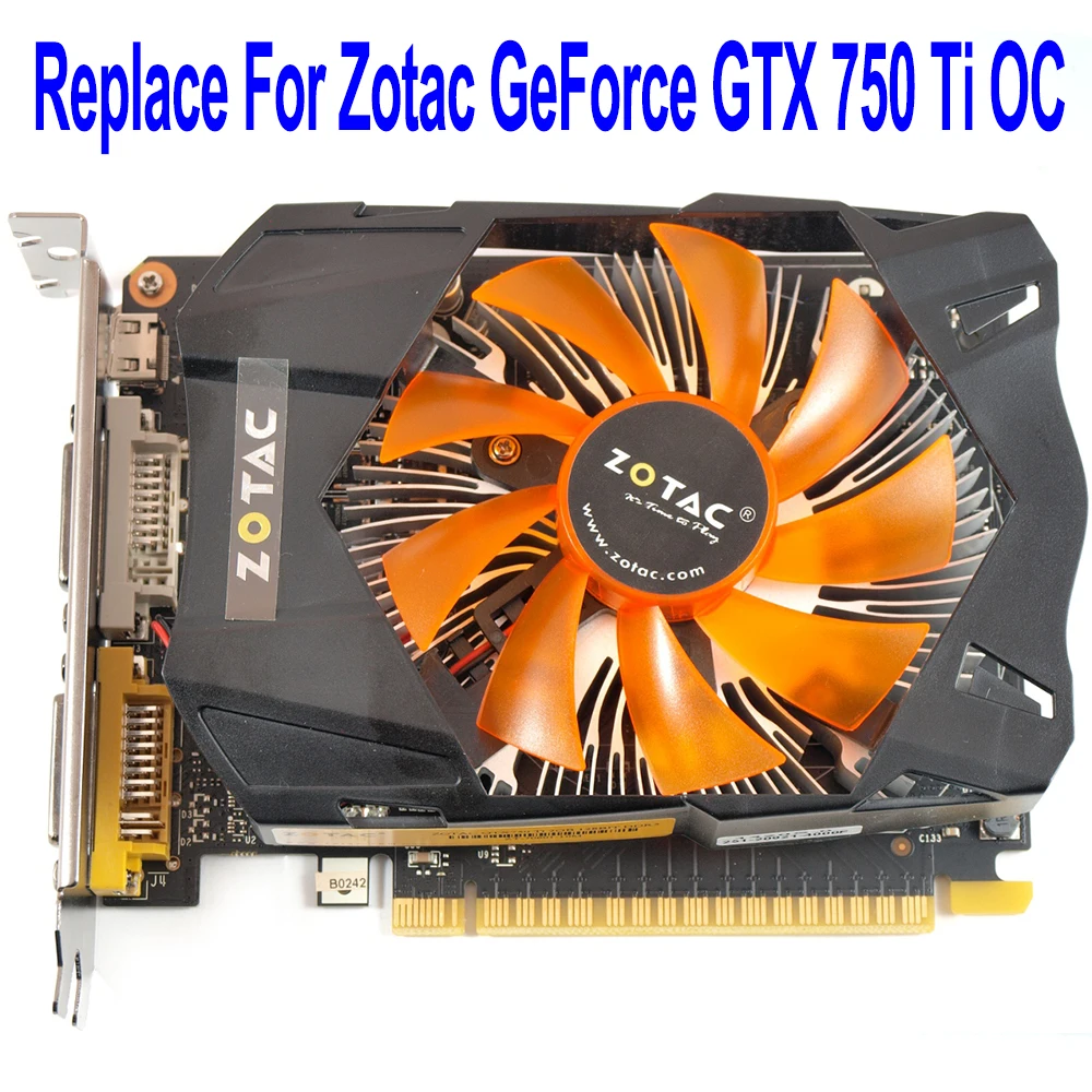 87 мм GA92S2M DC 12 В 0.28A кулер Замена вентилятора для Zotac GeForce GTX 750 Ti OC GTX 750Ti видеокарты Охлаждающие вентиляторы