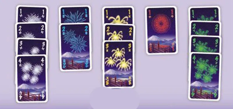 Настольная игра 2-5 игроков HANABI карты игры легко играть смешные игры для вечерние/семейные