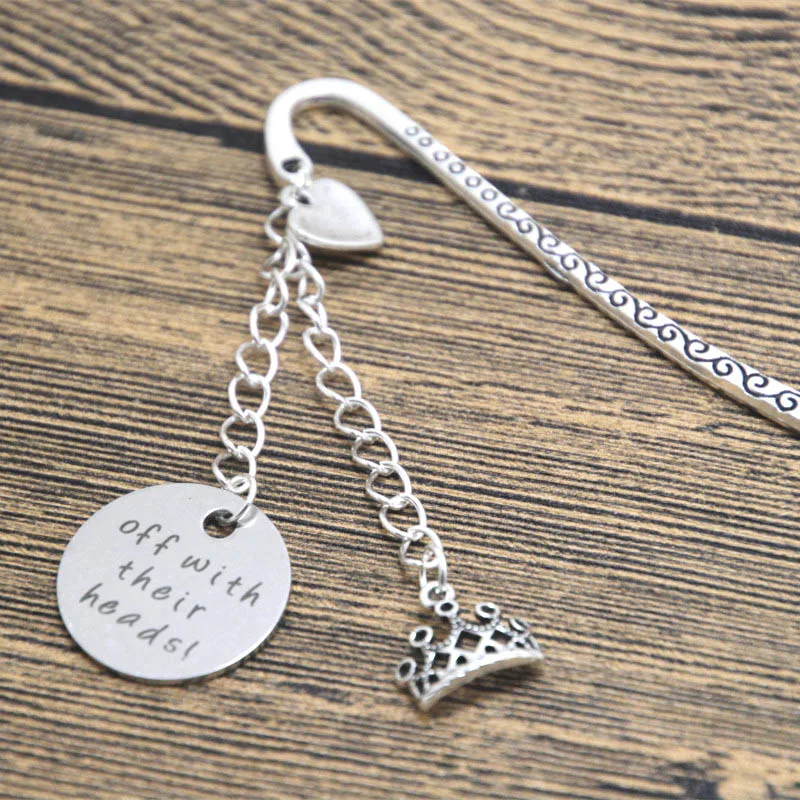 12 шт./лот закладки в стиле Алисы стране чудес злодейский красный королева сердца