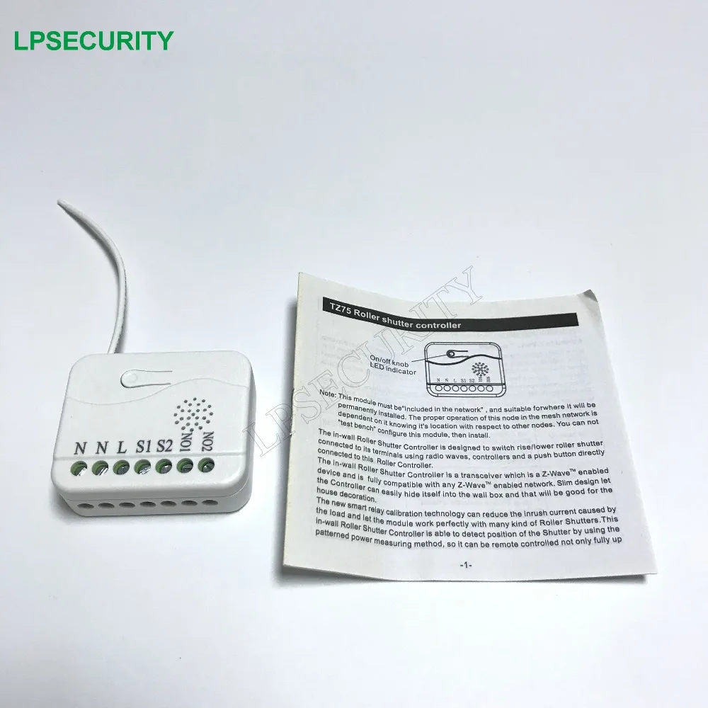 Модуль управления роликовым затвором Z-wave plus TZ75 только 868 42 МГц умный модуль