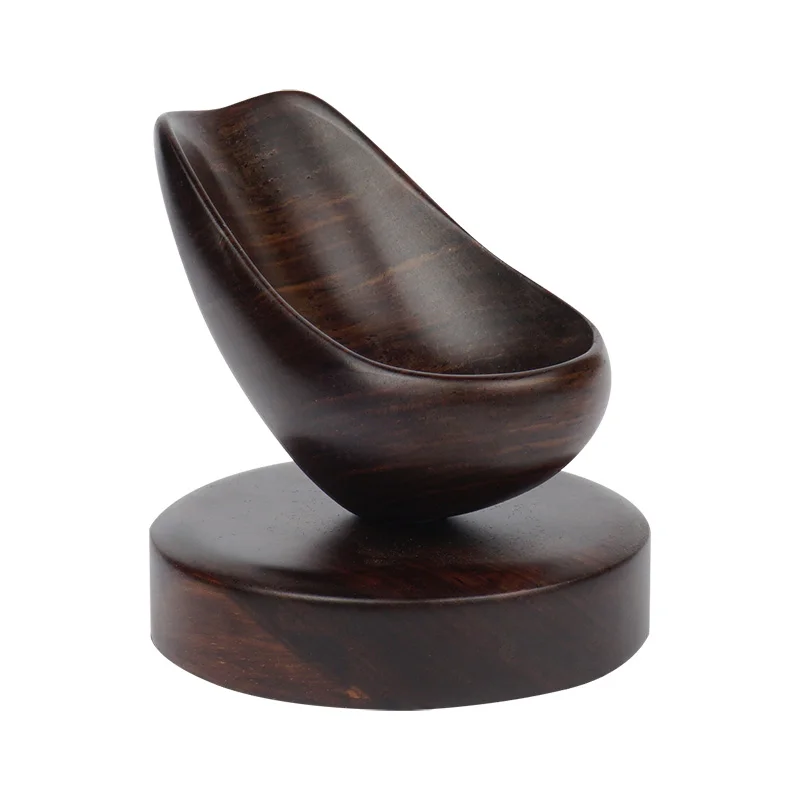 

Solid Wood Pipe Rack Special Fittings For Round Pipe Rack With Authentic Rosewood Ebony Base