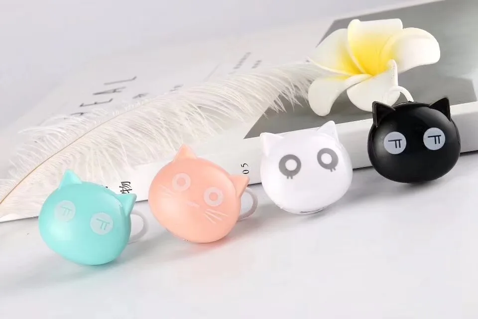 Кошка голова Вставить карты мультфильм милый стиль MP3 новый экран Спортивные