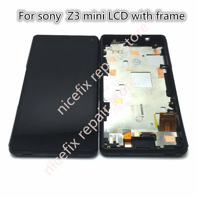 100% протестированный для Sony Xperia Z3 компактный ЖК дисплей с сенсорным экраном и