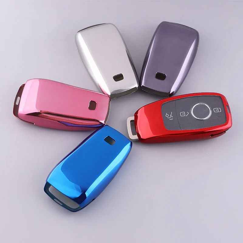 Soft TPU Car Key Protection Case Cover for Mercedes Benz 2017 2018 E Serials E300 E200 E220 Maybach S320L S450 S350 High Quality |