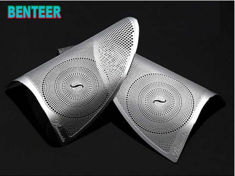 Matt car audio speaker trim coversclass internal sticker For Mercedes Benz AMG 15-18 GLC200 GLC260 GLC180 Class |