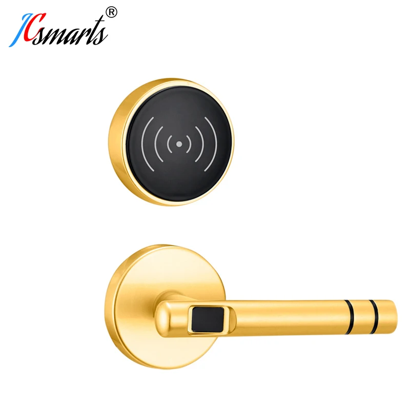 

Luxurious electronic locks hotel security doorlock IC card anti-static design