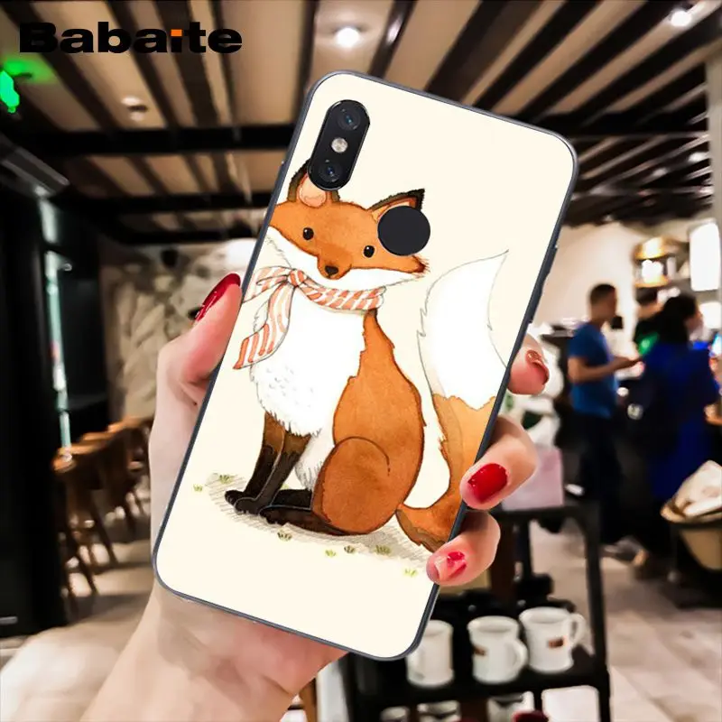 A14 Babaite лиса в осенние листья лес спящий чехол для телефона для Xiaomi MiA1 A2 lite F1 Redmi 6A 4X 5Plus S2 Note7 Redmi Note4 - Цвет: A14