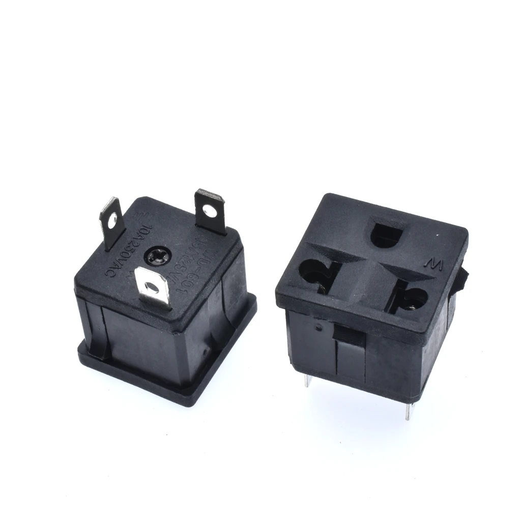 10 шт./лот EU US AC 250V/125V 10A/15A 3 контактная розетка с креплением на панели|converter plug|adaptor