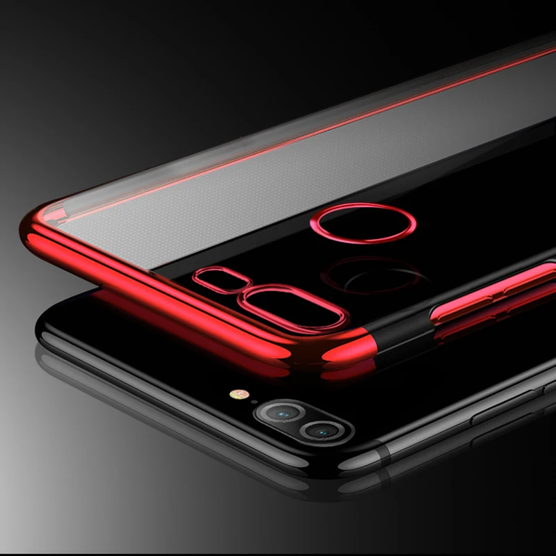 Huawei Honor 9 Lite Case Cover Luxury Transparent Soft Silicone Silm Plating TPU Back For Honor9 Phone Coque |