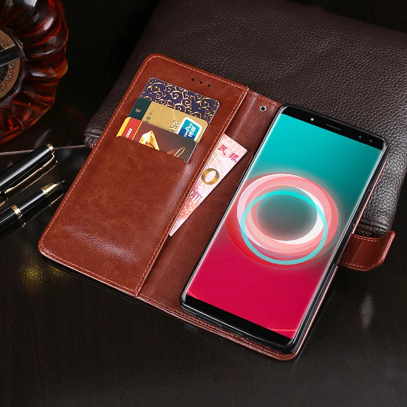 Ulefone Power 3S Case Cover Luxury Leather Phone For 3 Protective Flip Back Wallet 6.0&quot | Мобильные телефоны и