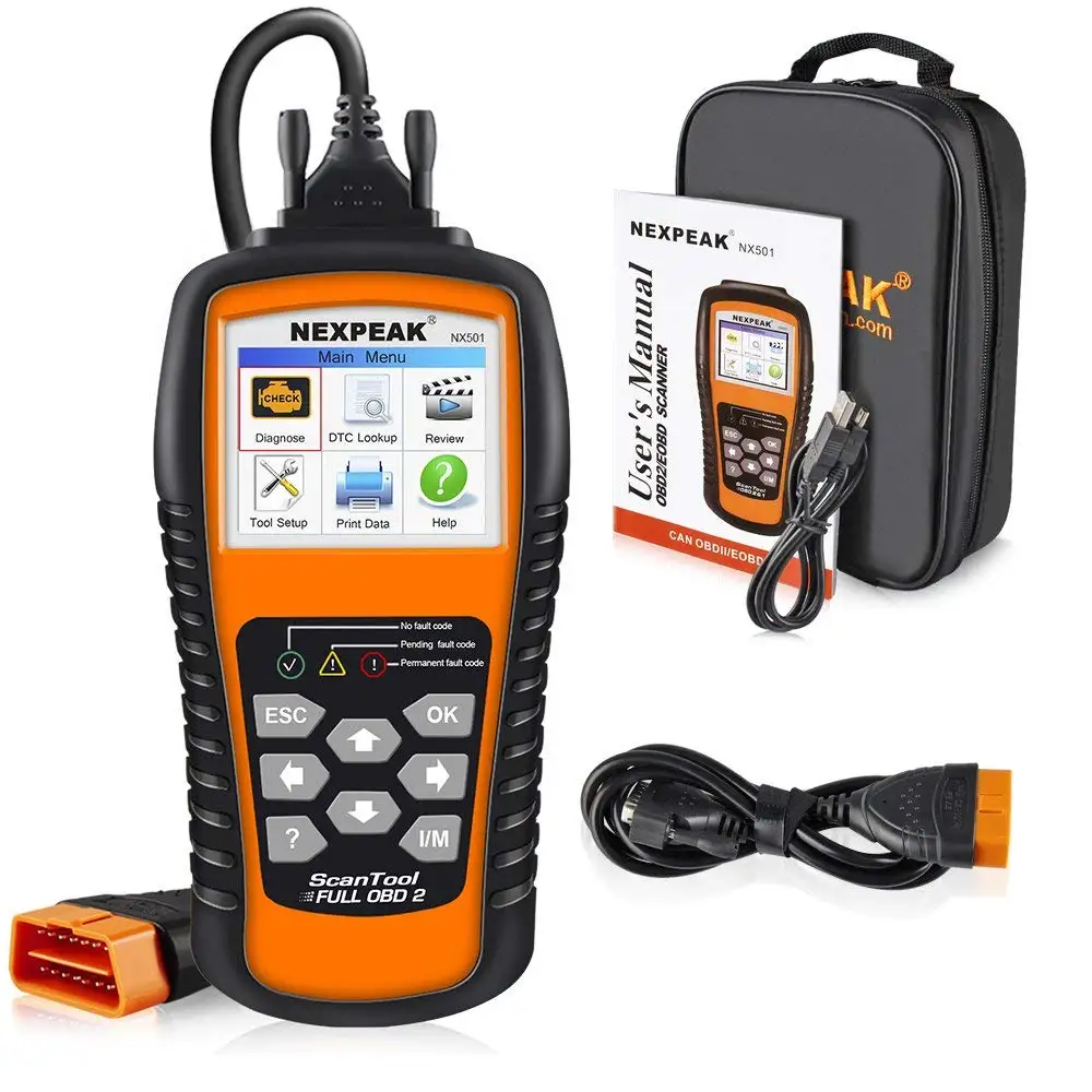 БД ODB2 Авто сканер NEXPEAK NX501 автомобильной сканера неисправности код ошибки чтения