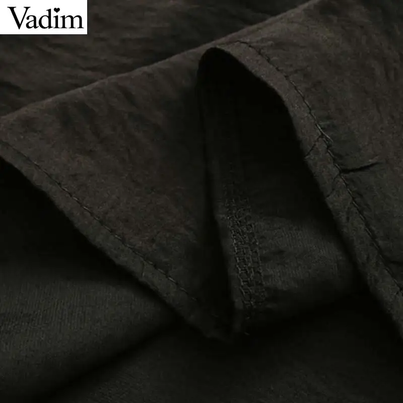 Vadim женские элегантные широкие брюки с эластичной резинкой на талии повседневные