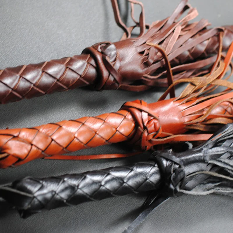 100 см ручной работы плетеный лошадь Древний китайский кнуты Flogger для гонок пояса