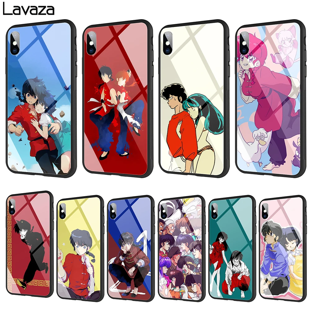 Lavaza аниме Ranma закаленное стекло ТПУ чехол для iPhone XS Max XR X 8 7 6 6S Plus 5 5S SE | Мобильные