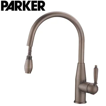 

quality copper antique pull European kitchen faucet hot kitchen faucet Pull Out nozzle