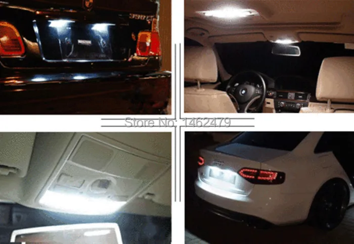 2x36 мм никаких ошибок номерной знак светильник светодиодный лампы для Benz E63 E250 E350