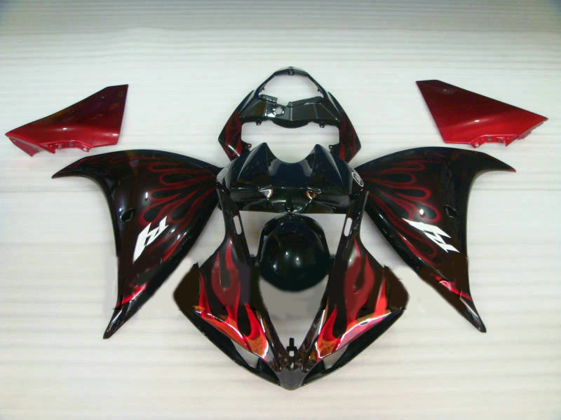 Комплект обтекателей для мотоцикла YAMAHA YZFR1 09 10 11 12 YZF R1 YZF1000 2009 2010 2012 ABS красный цвет