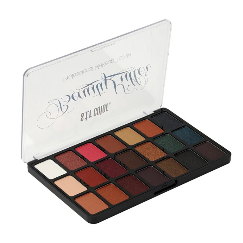 21 цвет блестящие тени для макияжа Pallete матовые тени для век Палитра мерцающий блеск алмазные тени для век порошок пигмент косметика
